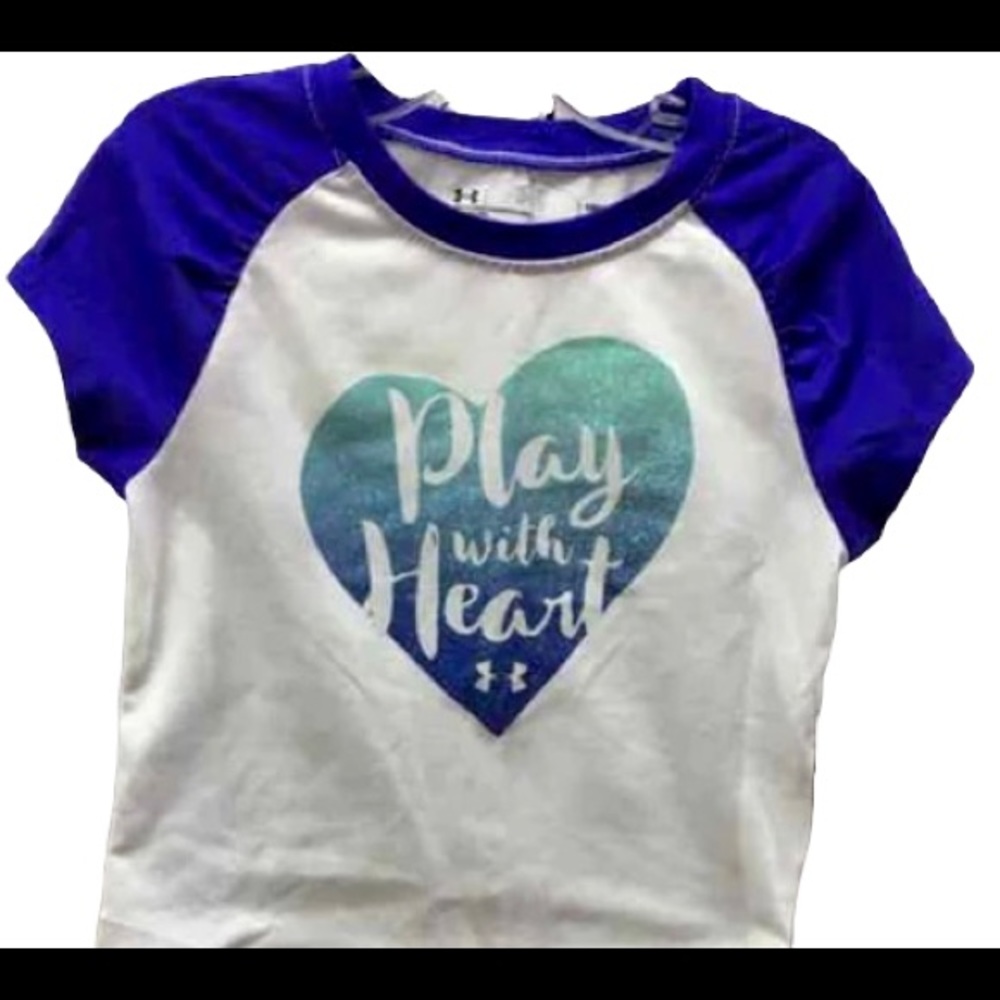 Under Armour graphic baby tee.